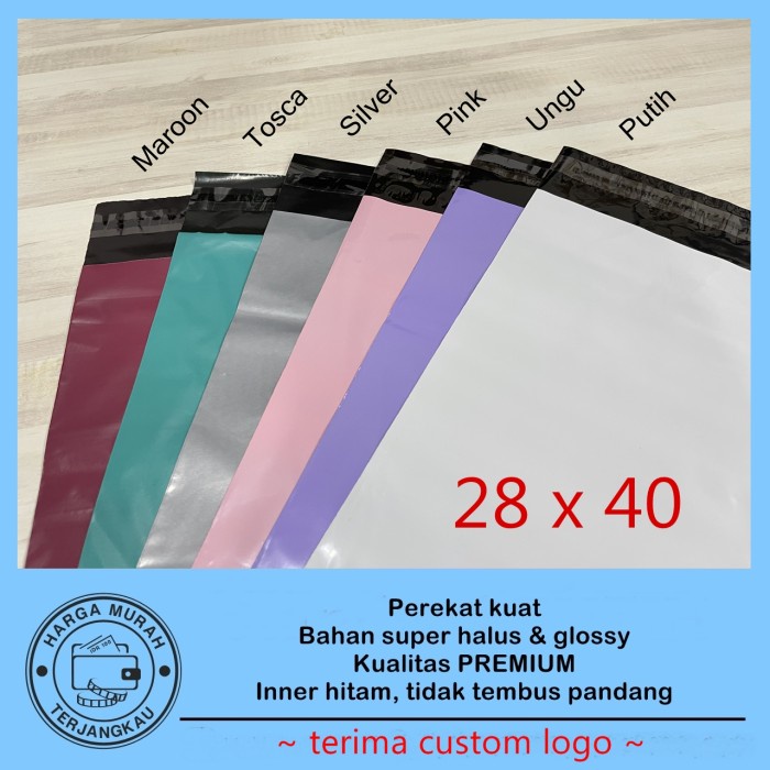 

MENYURAT-SURAT- POLYMAILER KANTONG PAKET 28X40CM (100PCS) - TOSCA -SURAT-MENYURAT.