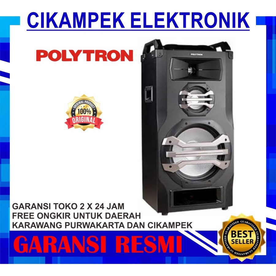 SPEAKER AKTIF POLYTRON PTS 12K15 USB BLUETOOTH