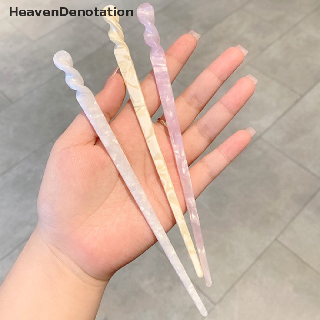 [HeavenDenotation] Chinese Style Hair Sticks Acetate resin Chopstick Women Hairpins