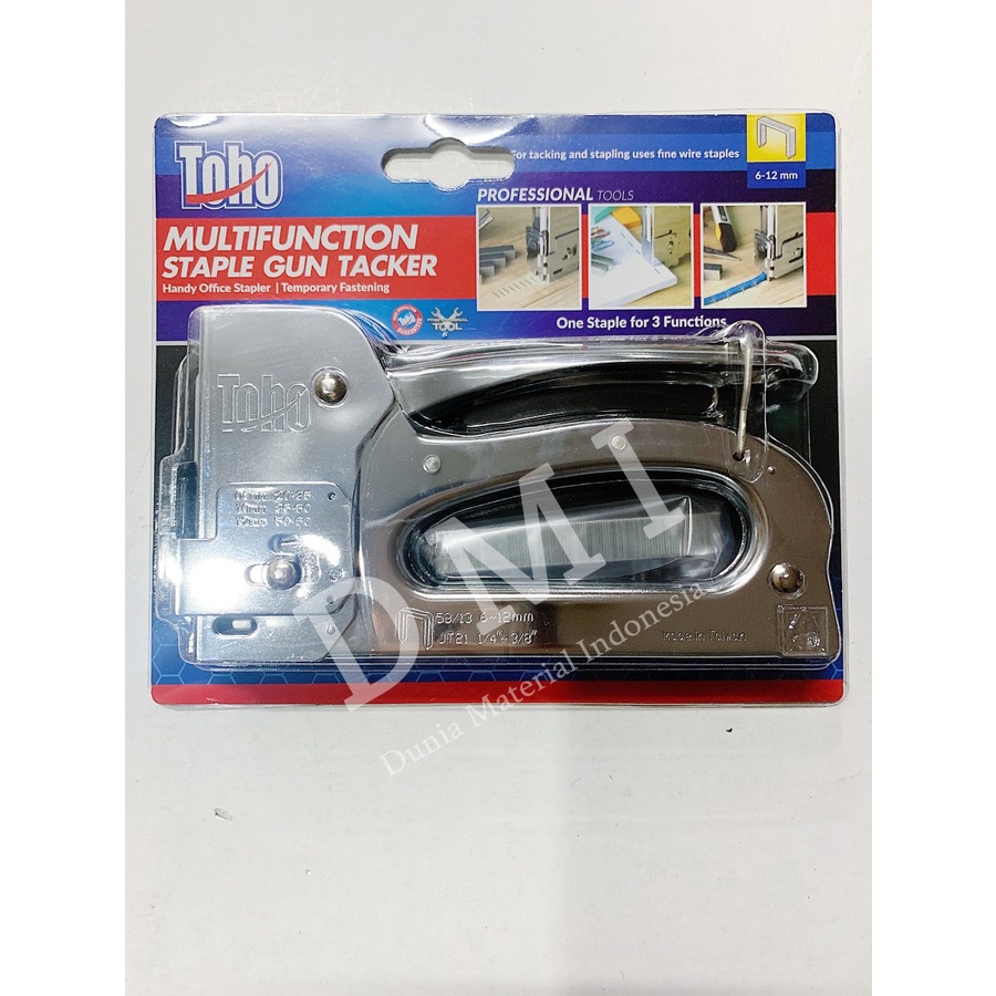 

Tembakan Staples TOHO Multifunction | Staple Gun Tacker 3 Way