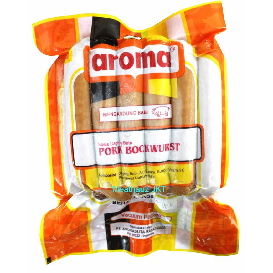 

Sosis Pork Bockwurst 500gr