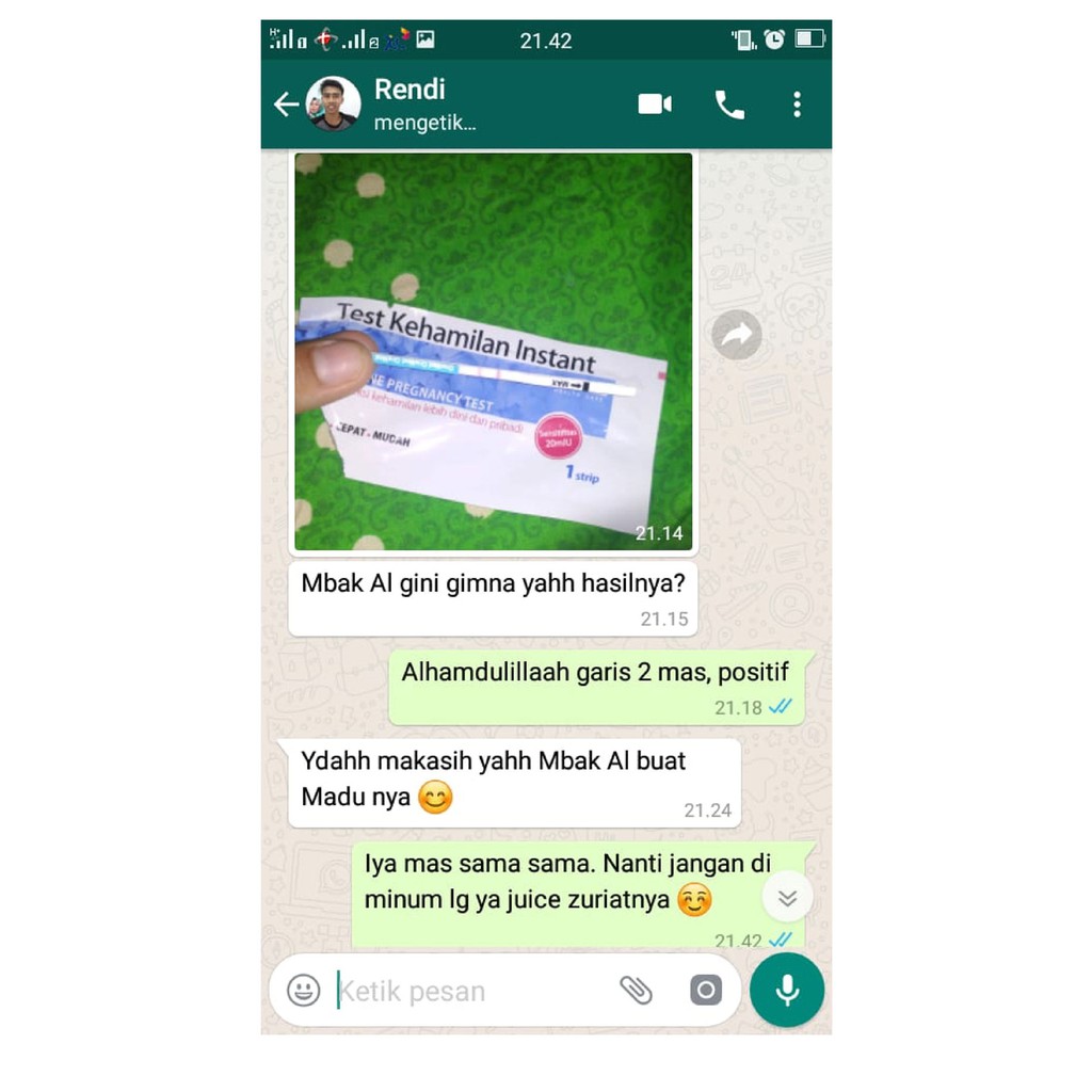 Madu Buah Zuriat Promil Asli Suami Istri