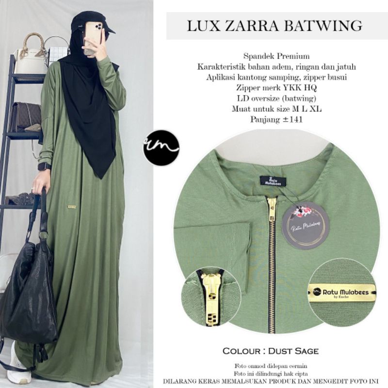 LUX ZARRA BATWING MAXY NEW SERIES ORI RATU MULABEES