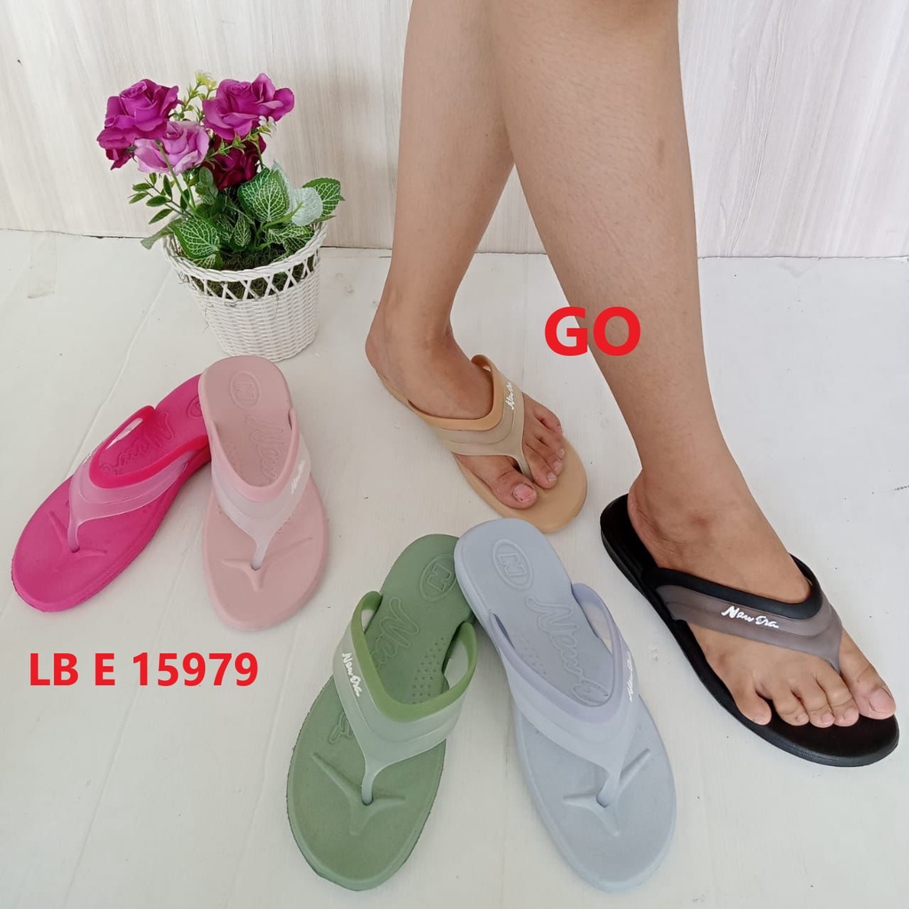 gos NEW ERA LB E 15979  &amp; LB E 90221 Sandal japit Cewek Size 36-40