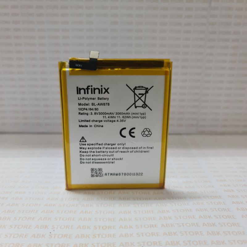 Batre Baterai Battery Infinix Smart X5010 BL-AW878 Original