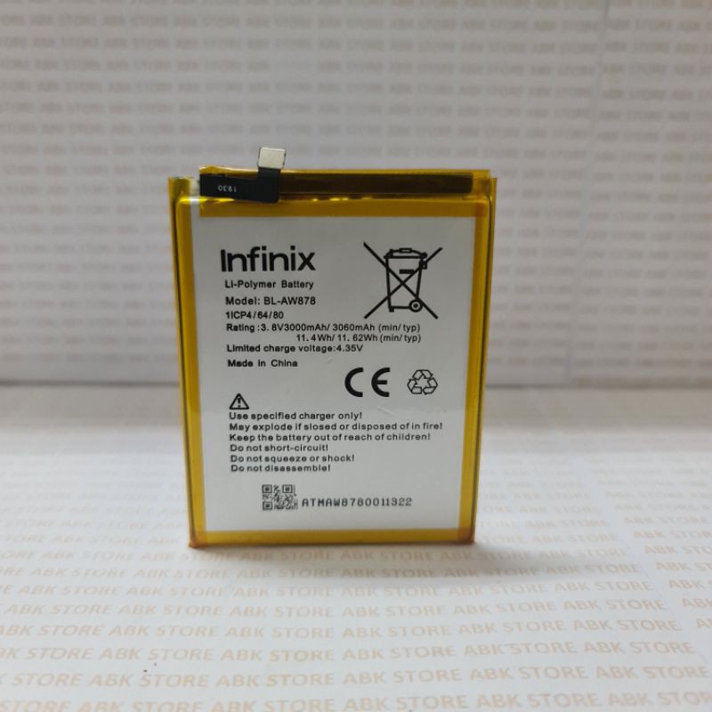 Batre Baterai Battery Infinix Smart X5010 BL-AW878 Original