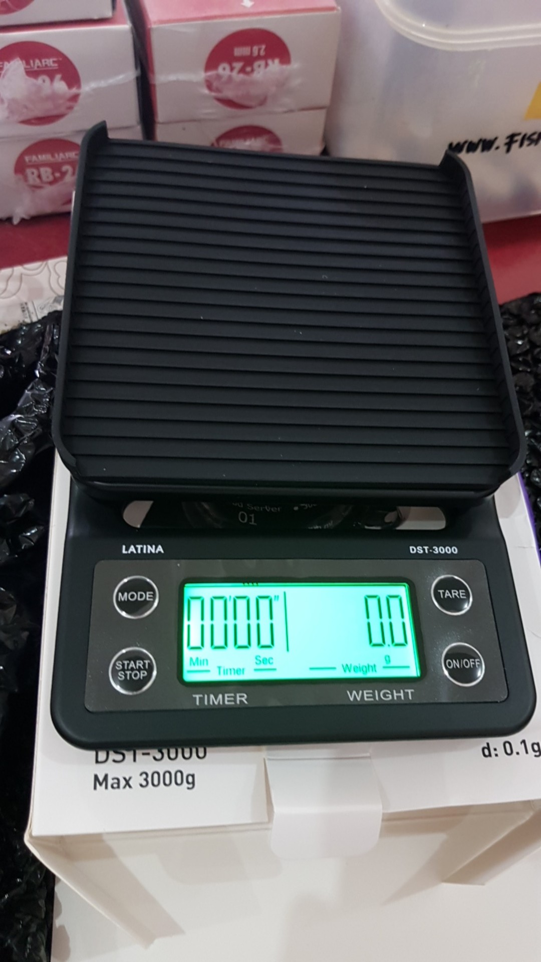 Latina Newton Dst Akurasi 0.1g Drip Scale Timbangan Digital Kopi
