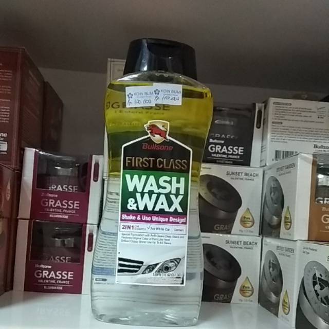 Bullsone Wash & Wax mobil putih