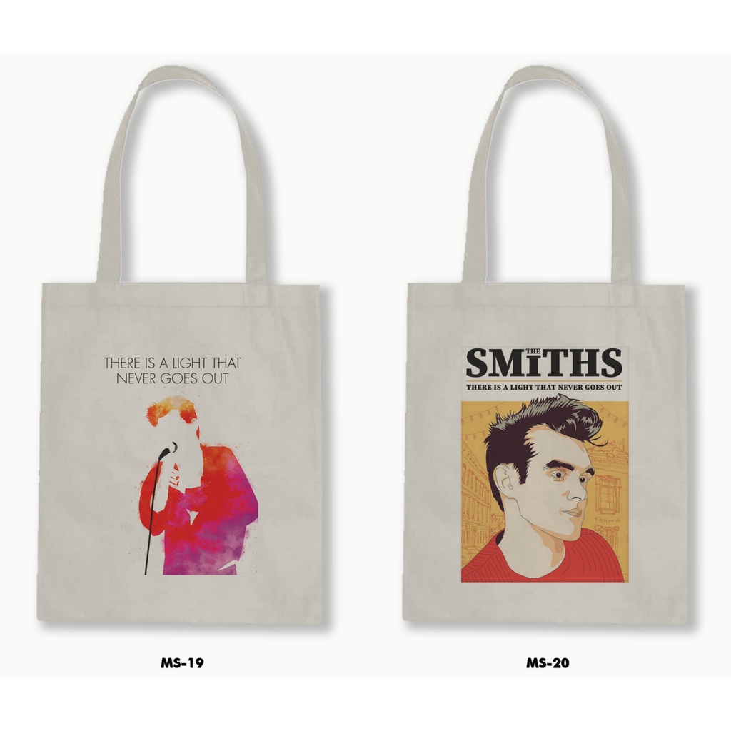 TOTE BAG BLACU - MORRISSEY/THE SMITHS .01