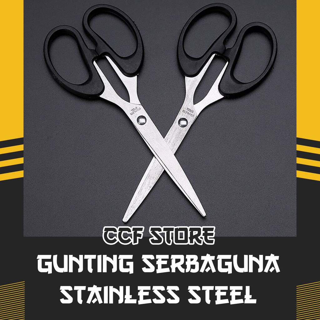 

GUNTING SERBAGUNA STAINLESS STEEL ALAT PEMOTONG KERTAS