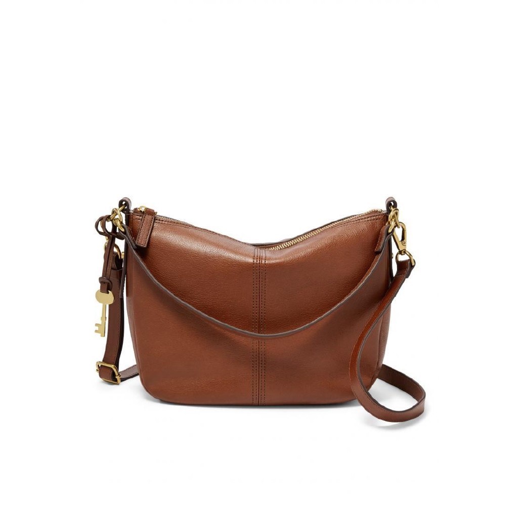 Fossil Jolie Crossbody Brown Leather - ZB7716-200