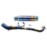 KNALPOT HOGO GP FULL PELANGI STAINLESS NETRAL