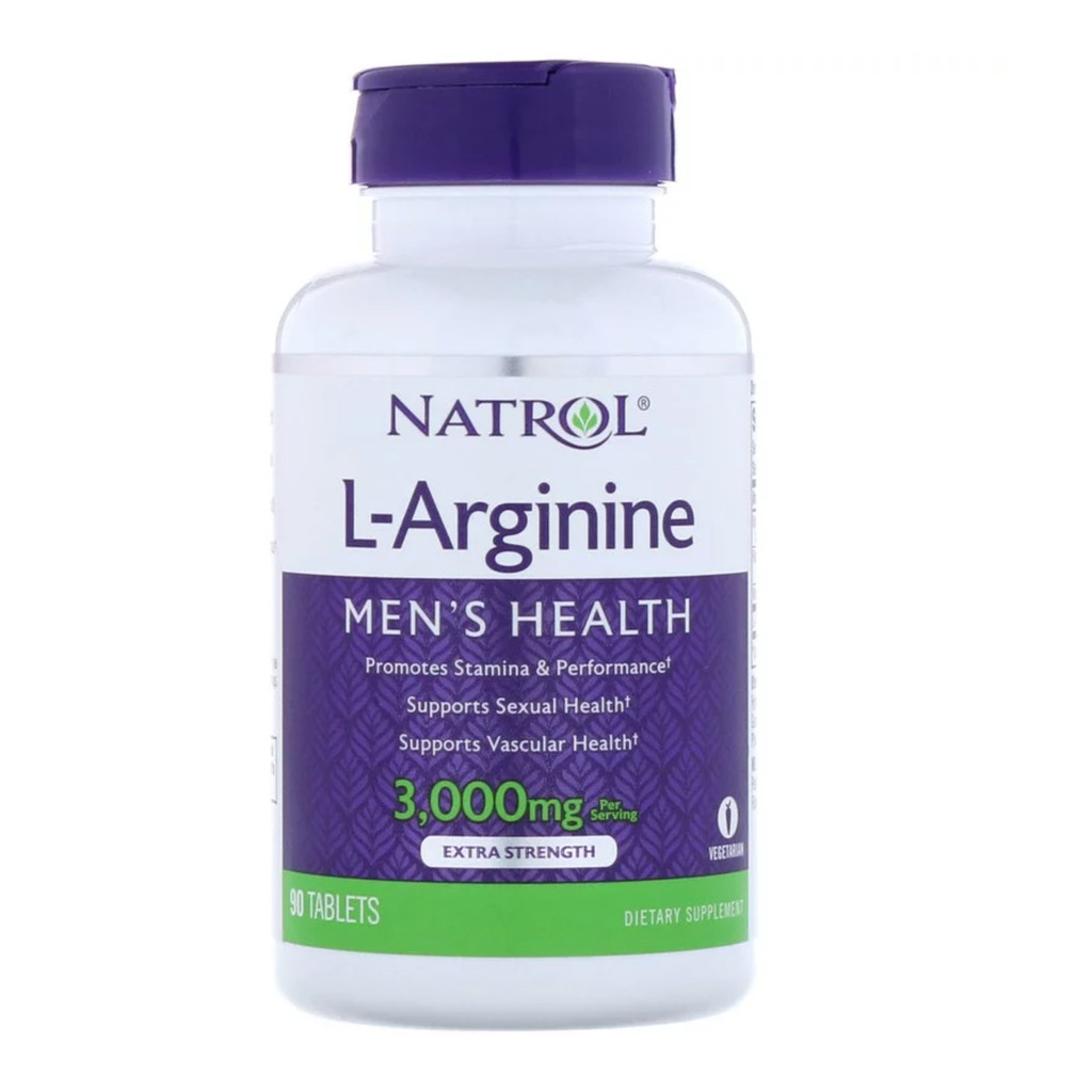 READY Exp:11/21 Natrol, L-Arginine, Extra Strength, 3,000 mg, 90 Tablets