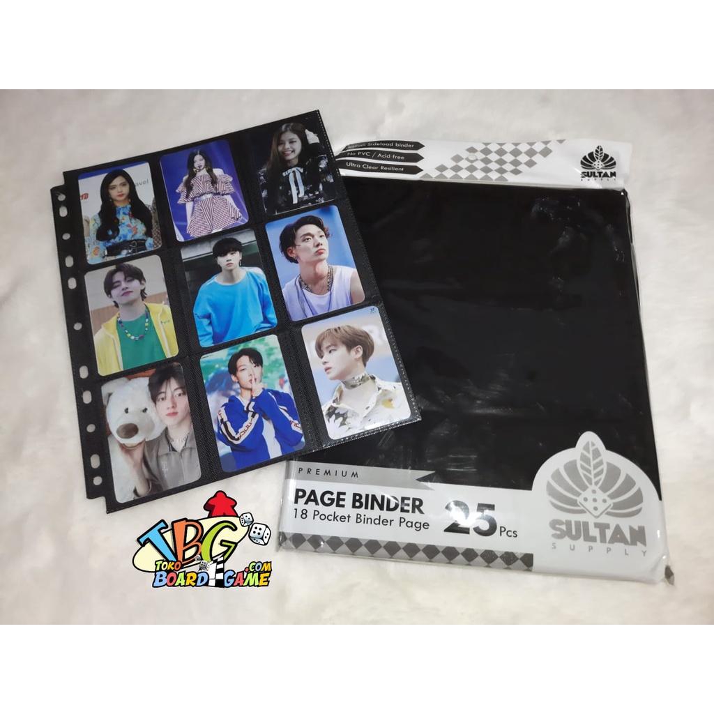 

Sultan Page Binder Premium Sleeve 18 Pocket Sultan Page Binder A4 18P