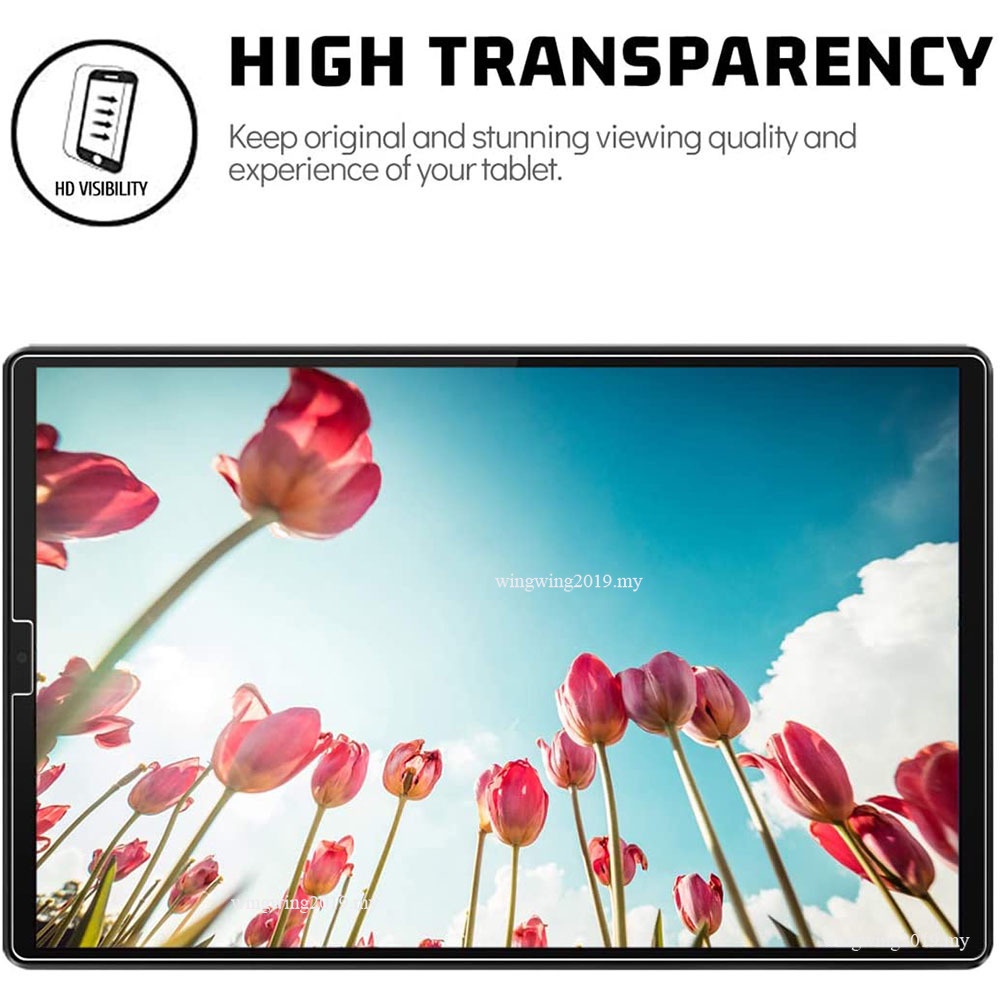 (2 Pak) Pelindung Layar Tempered Glass Anti Gores Untuk Tablet Lenovo Tab M10 FHD Plus 10.3 2020 TB-X606F