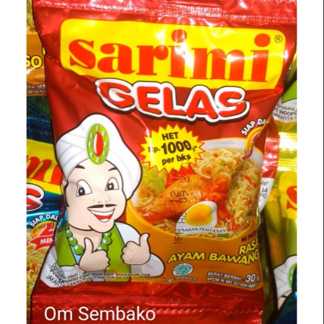 

Sarimi gelas rasa ayam bawang