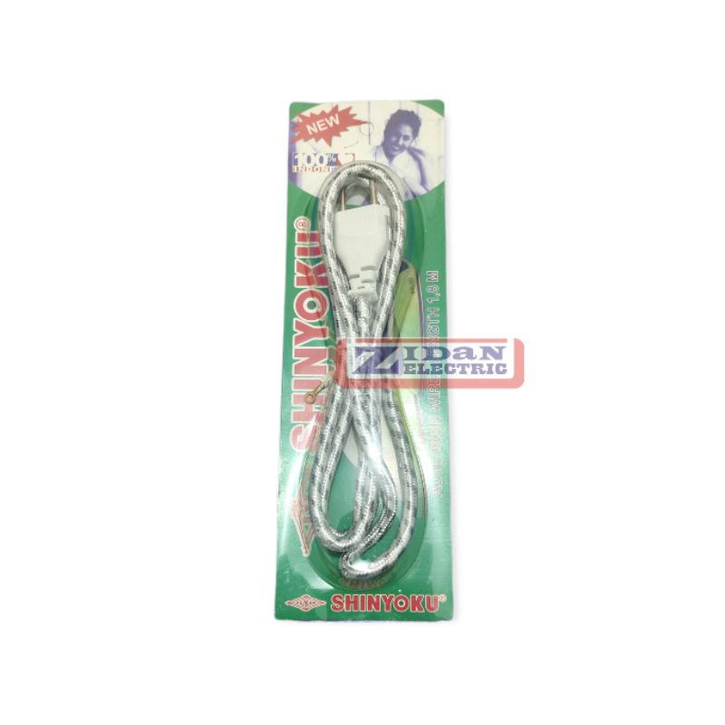 Kabel Setrika Shinyoku Arde 3 Kabel 1,8m / Gepeng 2 Kabel 1,8m