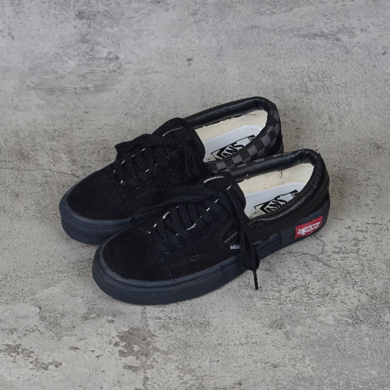 Vans Slip on Cut and Paste All Black