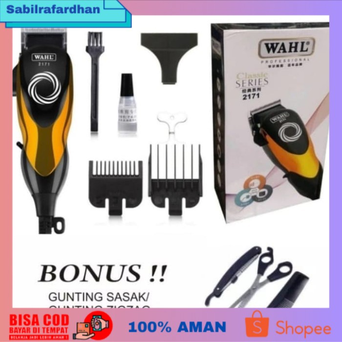 (COD PROMO) Alat cukur rambut wahl classic series 2171