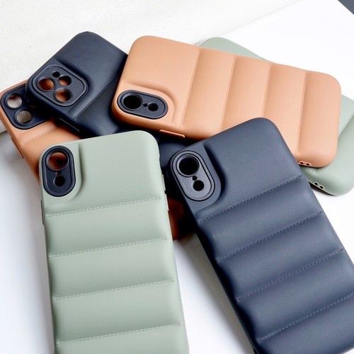 Puffy Case iPhone 12 / 12 Pro / 12 Pro / 12 Pro Max / IPhone 13 / 13 Pro 13 Pro Max Softcase Puff  Bantal Protect Camera