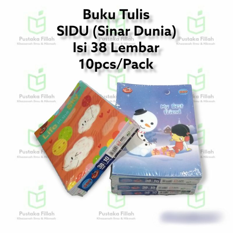 

Buku Tulis SIDU (Sinar Dunia) Isi 38 Lembar