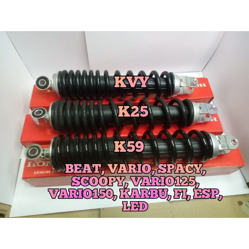 SHOCKBREAKER BELAKANG K25 , Kvy , K59 MOTOR honda VARIO 110 TECHNO KARBU FI VARIO 125 OLD LED VARIO 