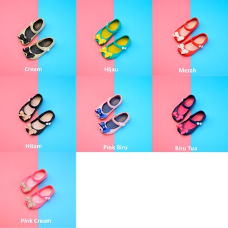 [LOGU] Sandal jelly pita anak, Jelly shoes model pita