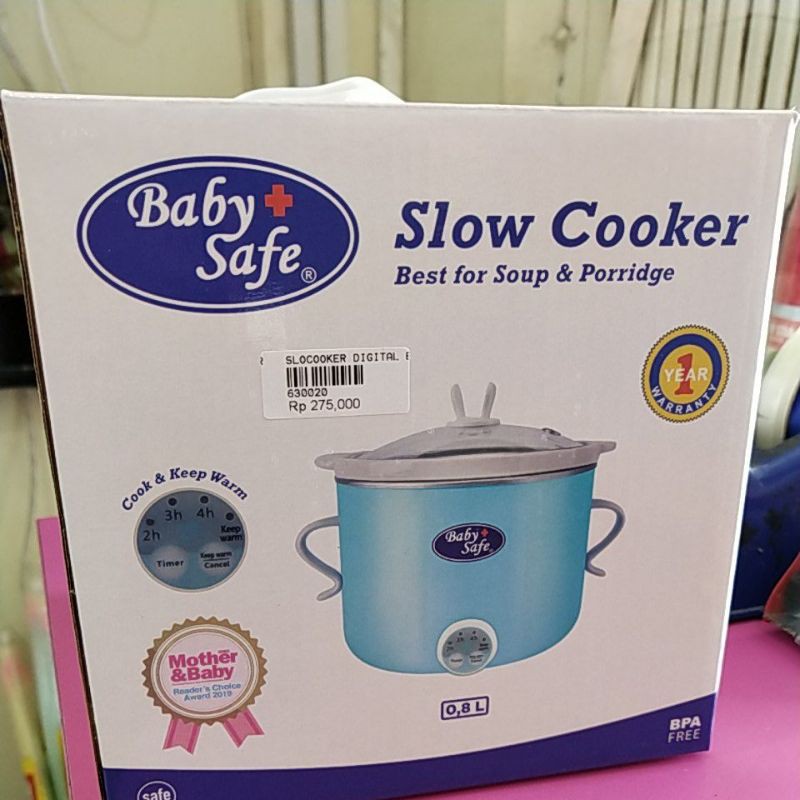 Baby safe Slow cooker 0,8 L