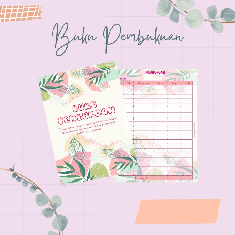 

BUKU PEMBUKUAN / BUKU KAS CATATAN KEUANGAN / BUKU REKAP KEUANGAN / BUKU REKAP PENJUALAN