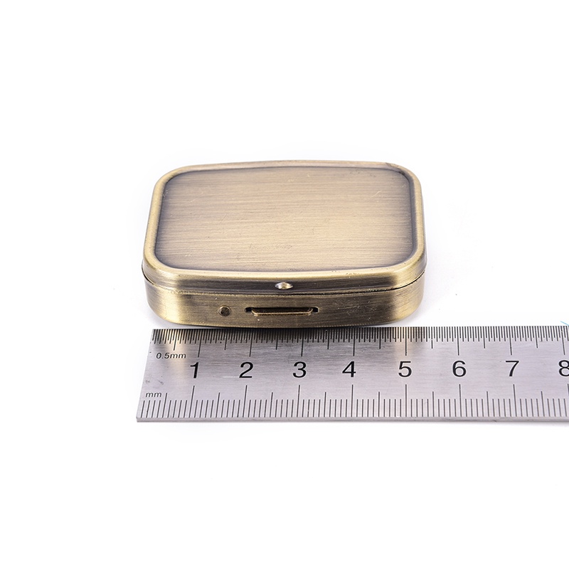 1pc Kotak Obat / Perhiasan Bahan Metal