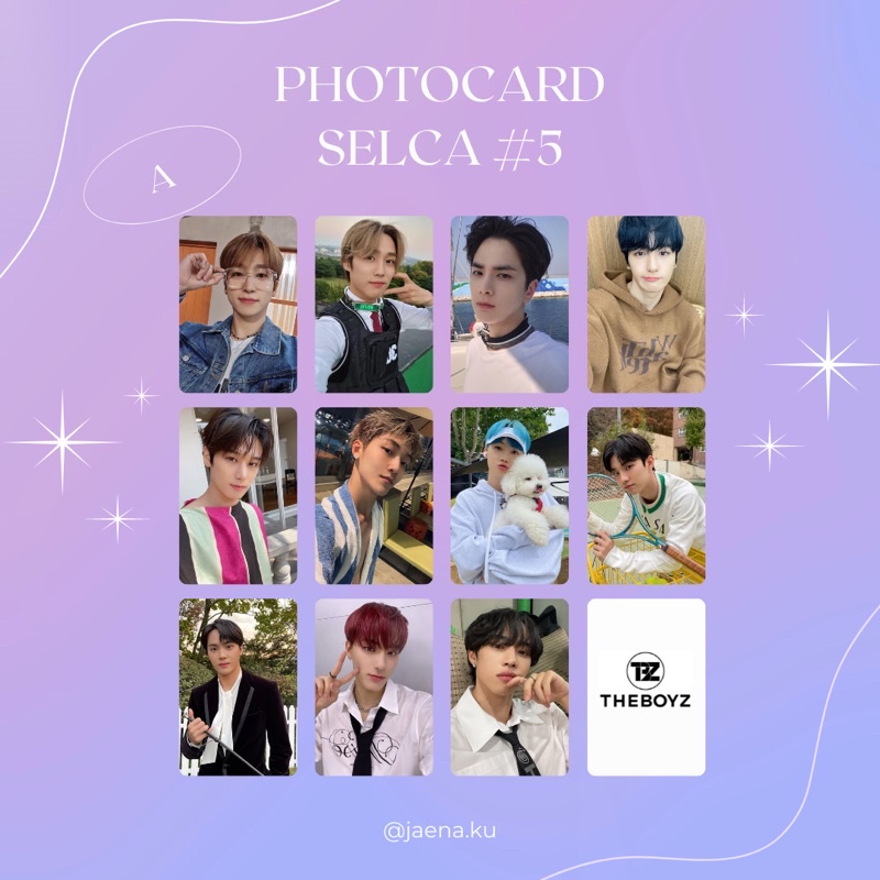 [THE BOYZ] PHOTOCARD SELCA #5 THE BOYZ ‼️BACA DESKRIPSI‼️