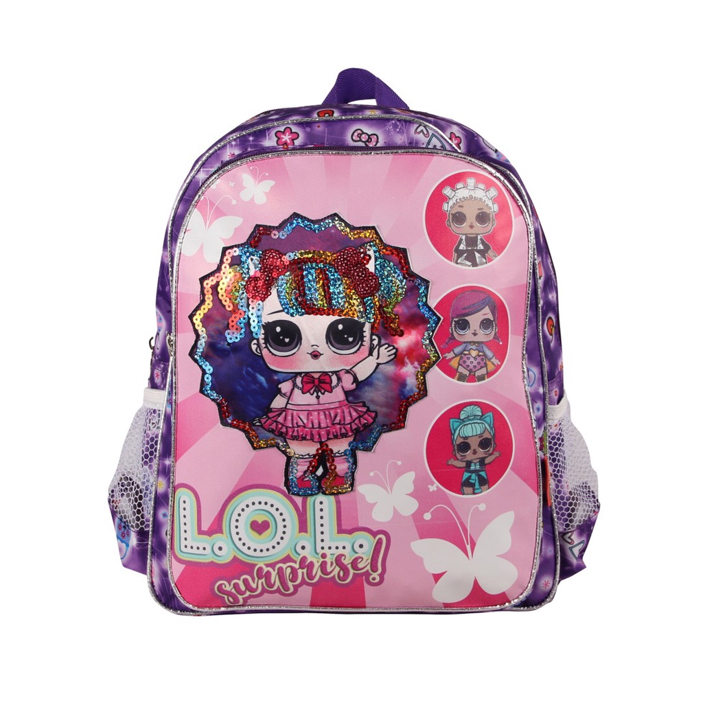 [KLIKTAS] Tas Ransel Sekolah Anak Perempuan LED Karakter LOL Calypso 3722 - Tas Backpack TK SD Perempuan