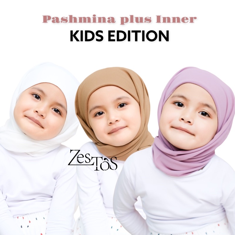 PASHMINA ANAK PLUS INNER (KID SERIES)