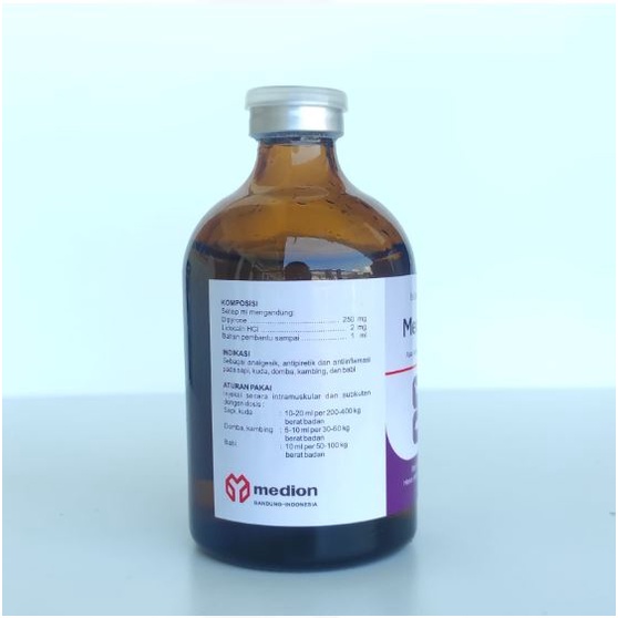 MEDIPIRON 100 ml Obat Demam, Nyeri, Radang Hewan