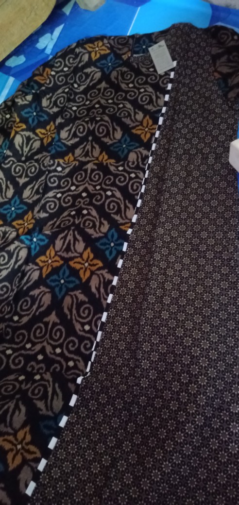 Gamis Batik Sogan Kombinasi Katun Halus Berkualitas Gamis Songket Manggar