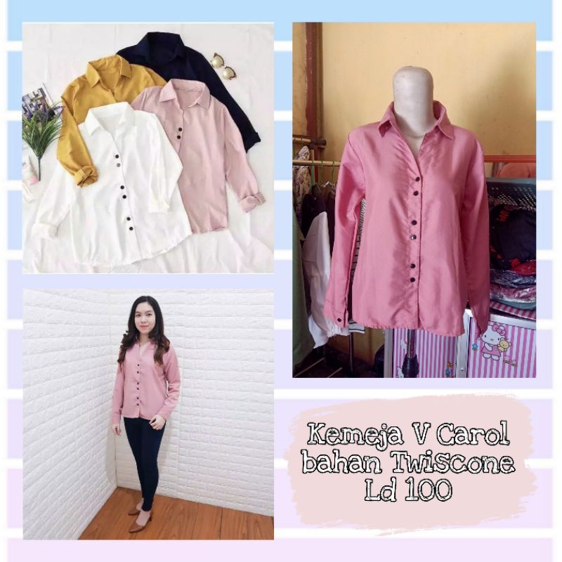 V Carol Tshirt / Kemeja Carol
