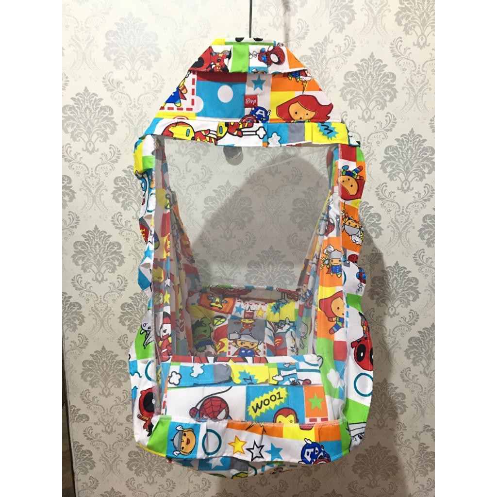 Ayunan Bayi | Kain Ayunan | Ayunan Karakter lengkap motif superhero (1 KG isi 2 set)