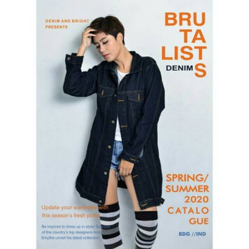 JAKET PARKA WANITA JAKET JEANS DENIM LEVIS DISTRO HOODIE CEWEK JAKET JUBAH PANJANG WANITA BRUTALIST