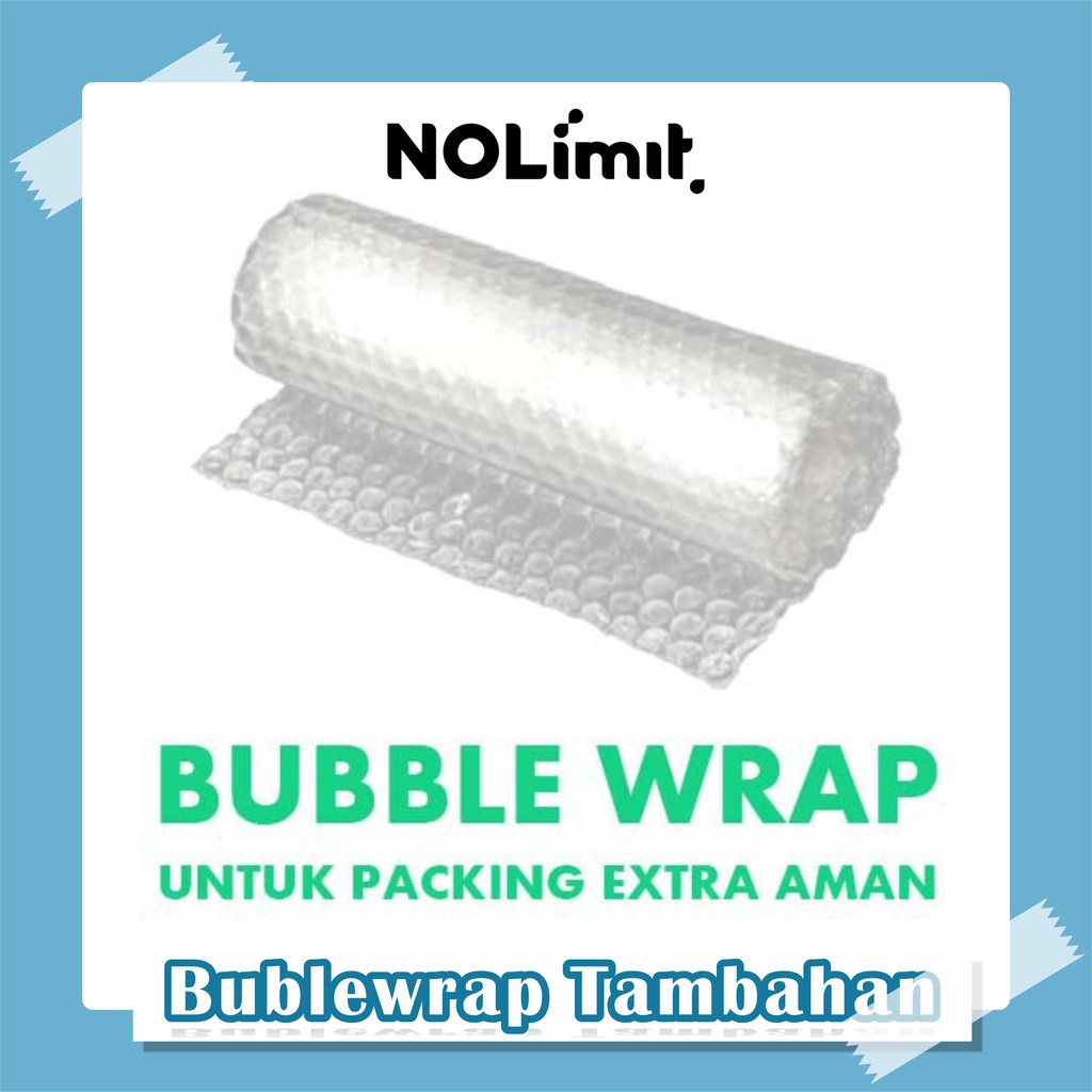 

Bubble wrap tambahan - packingan semakin aman