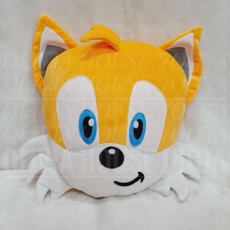 Bantal Tails Kuning Bantal Sonic Kuning Bantal Sonic Tails Kuning Bantal Boneka Sonic