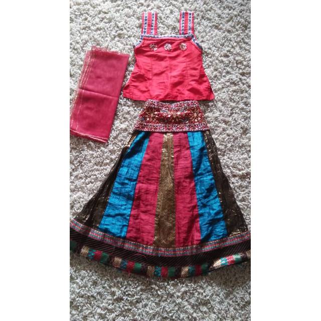 dress baju india anak ori