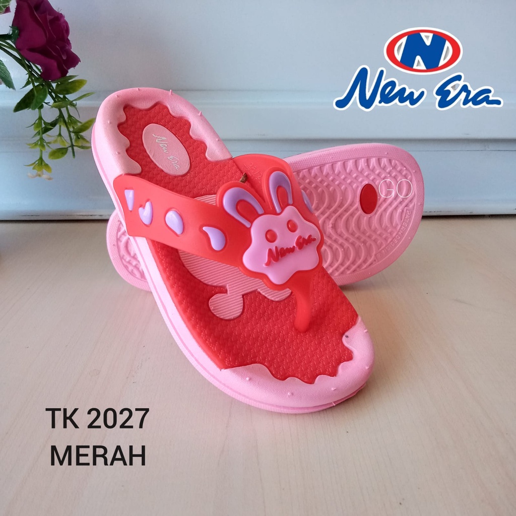 gos NEW ERA TK E 2027 Sandal Karet Anak Perempuan Sandal Jepit Karakter Terbaru