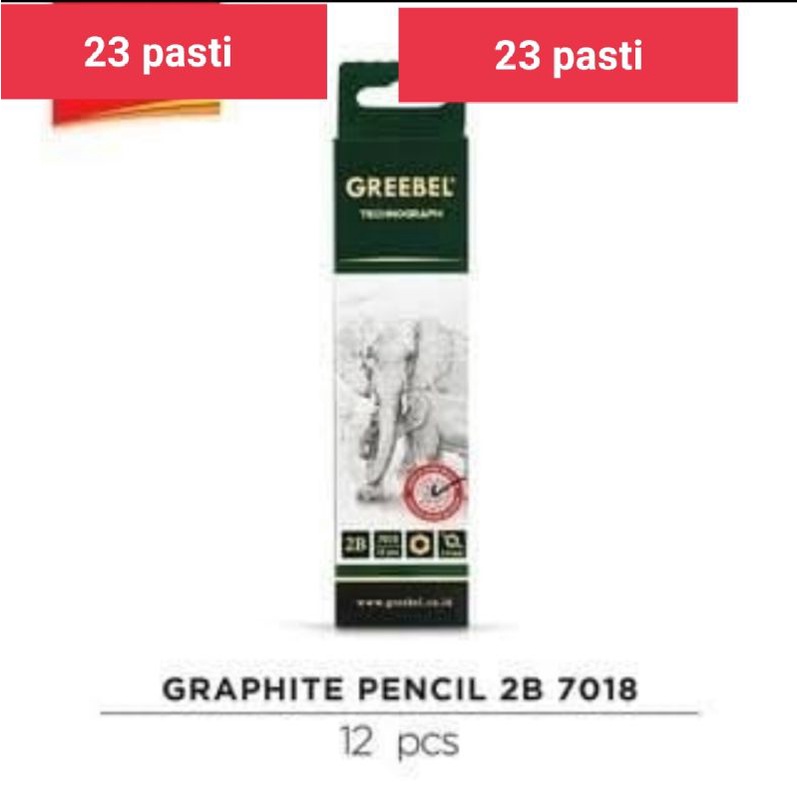 

pensil grebel 2B 12 pcs