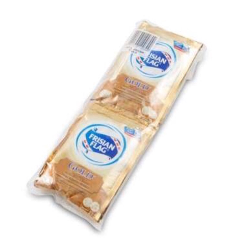 Frisian Flag Full Cream Gold Kental Manis sachet Susu SKM Bendera 6x40gr