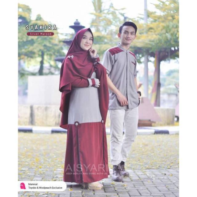 JUAL GAMIS SARIMBIT COUPLE MUSLIM AISYARI GAMIS KOKO SYAKIRA