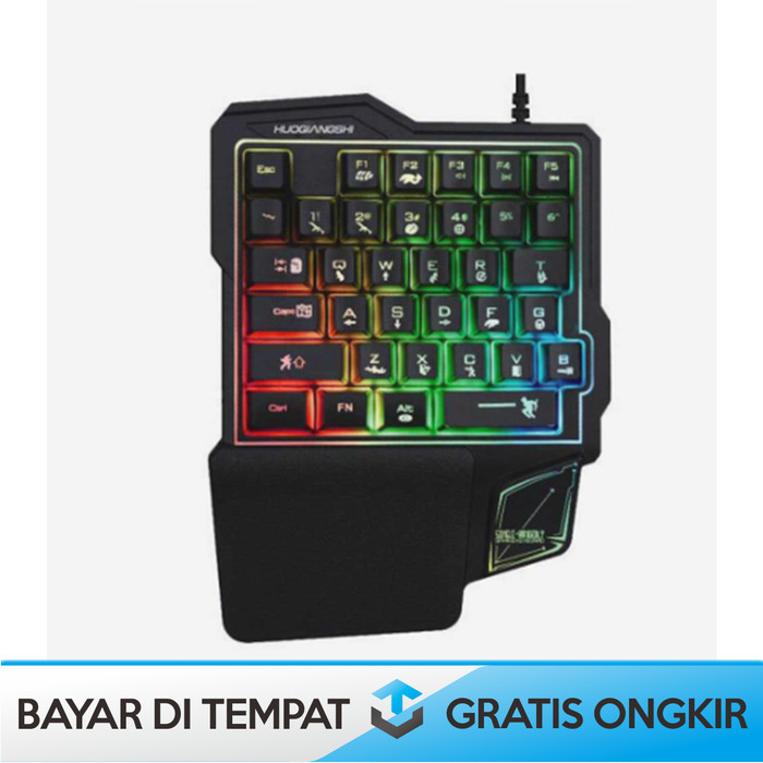 KEYBOARD GAMING RGB SINGLE HAND MURAH 38 KEYS SINGLE HAND GAMING KEYBOARD RGB 38 KEYS GK103 ORIGINAL