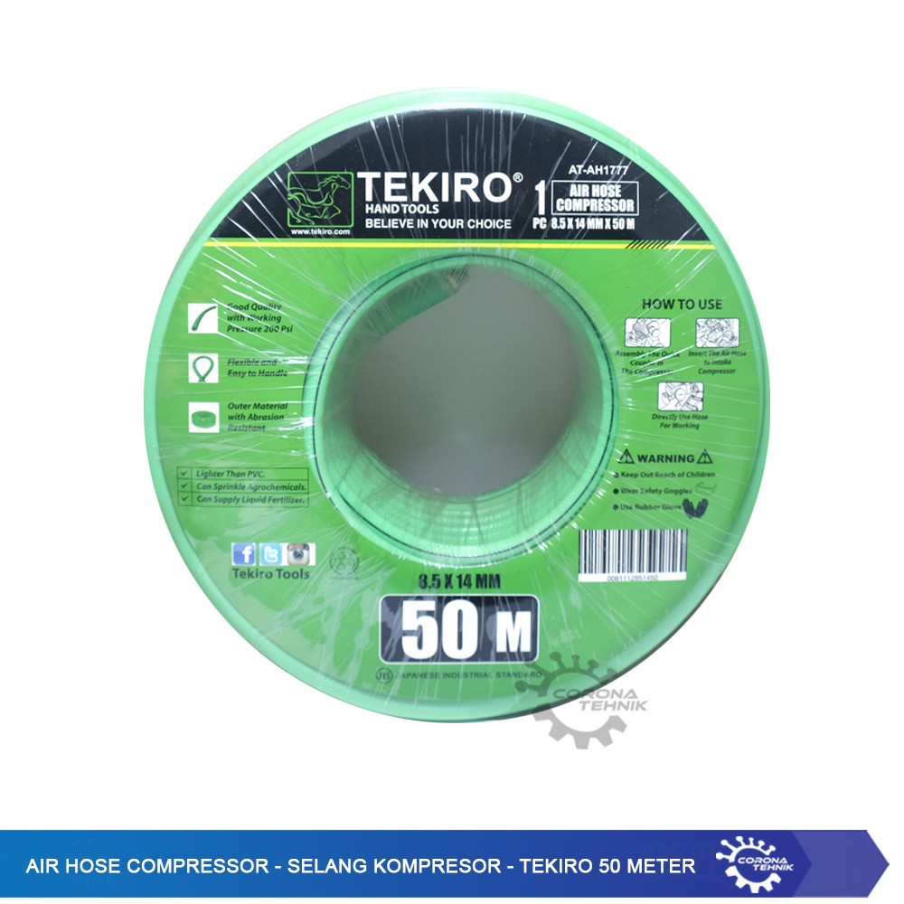 Air Hose Compressor - Selang Kompresor Tekiro 50 meter