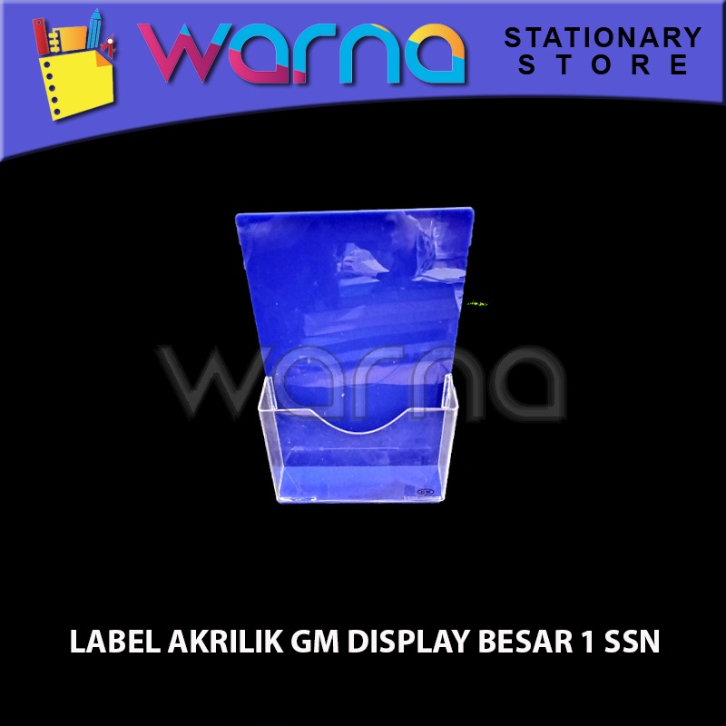 

LABEL ACRYLIC RAK TEMPAT BROSUR TEMPAT DISPLAY BROSUR ACRYLIC GM DISPLAY BESAR 1 SSN