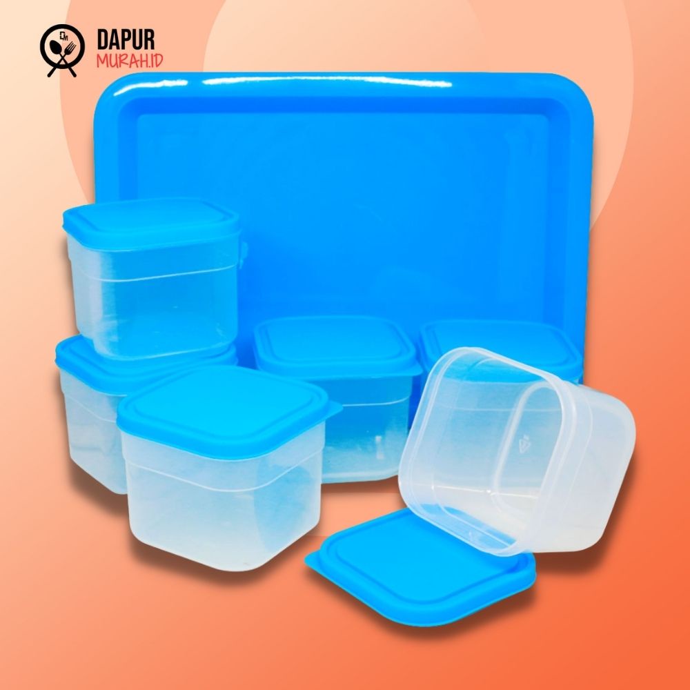 Toples Multiplast sealware Set Daiso 7 in 1