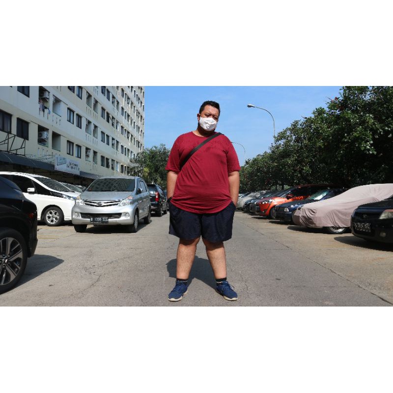 Kaos big size longline XXXL, XXL, XL